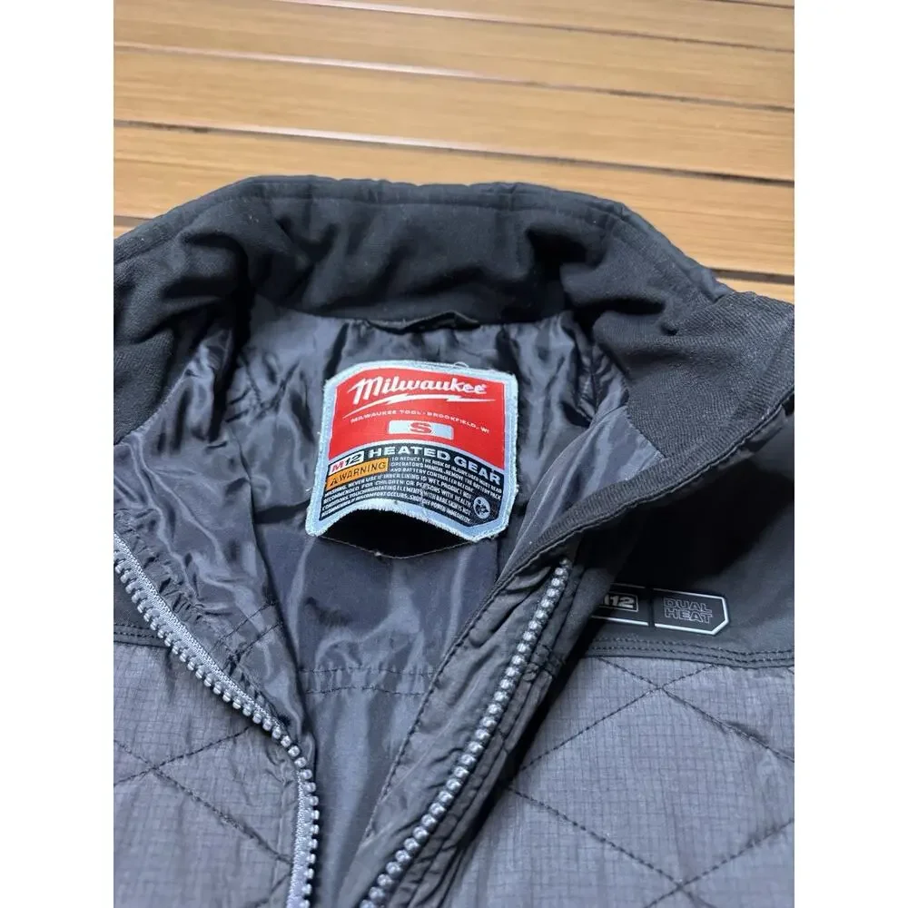Milwaukee M12 AXIS Heated Jacket Womens Sz Small NO Battery Full Zip Black - Picture 6 of 15